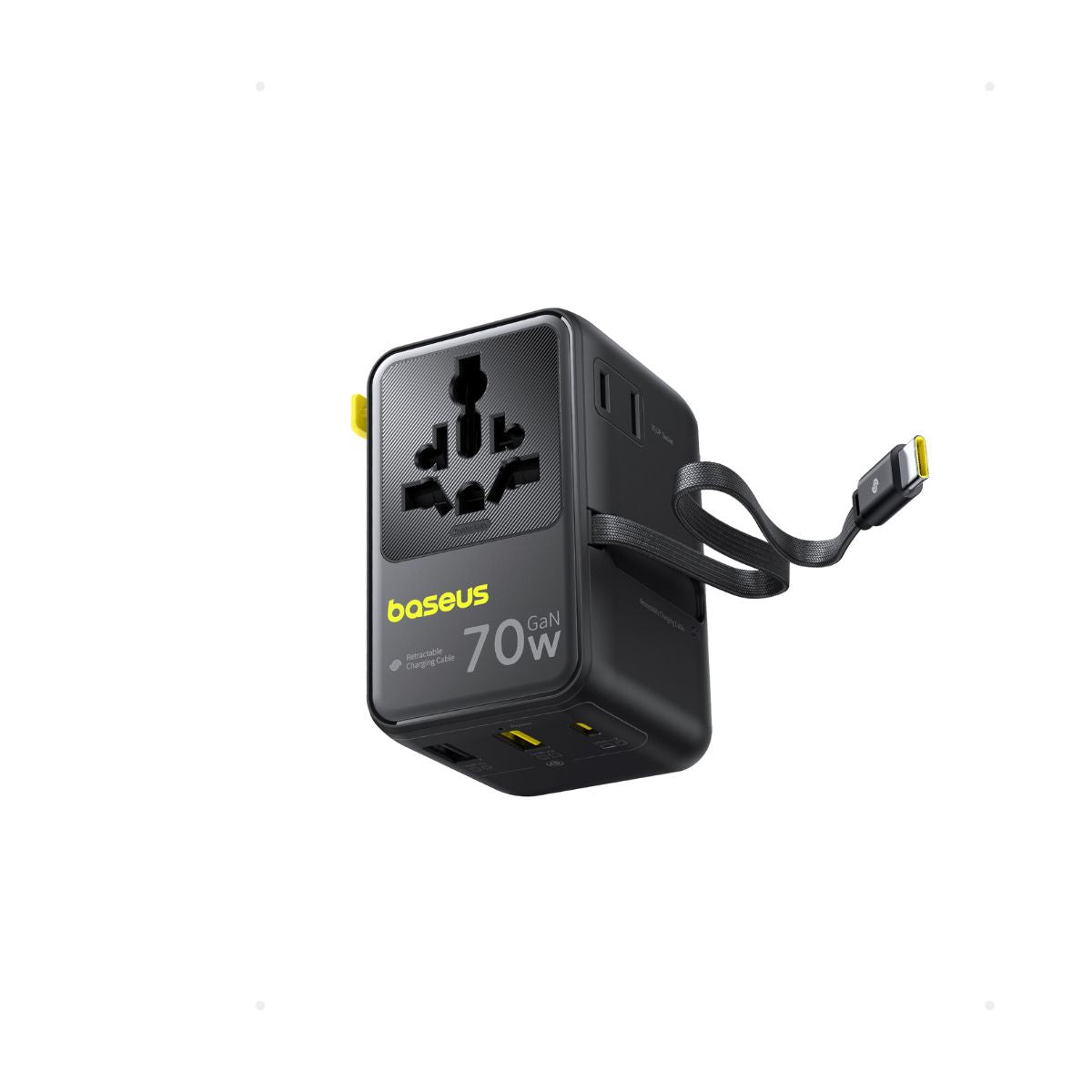 Baseus EnerCore CG11 Universal Travel Adapter 2AC+2U+2C 70W - Image 2