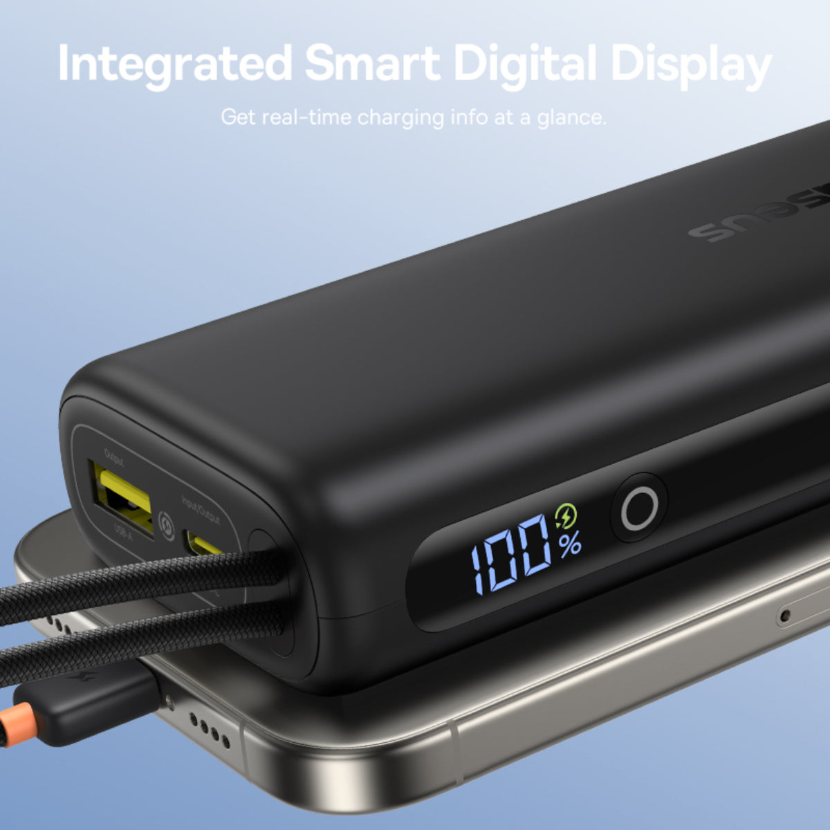 Baseus EnerFill FC41 Power Bank with Dual Built-in Cables 10000mAh 67W - Image 11